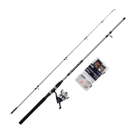 Combo Pêche Shakespeare Salt Estuary Enforcer - Canne et Moulinet 2,40 m