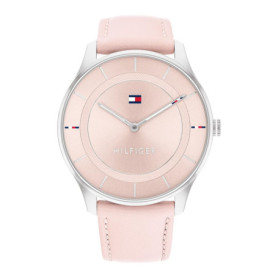 Montre Analogique Tommy Hilfiger Femme Cuir Rose - Élégance et Modernité