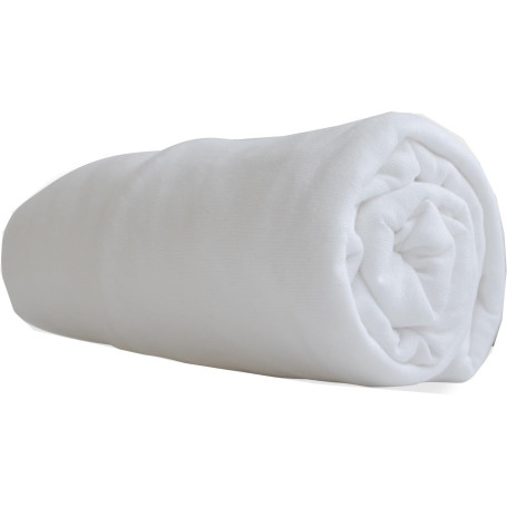 Drap Housse Imperméable 50x100 cm Blanc - Mon P'tit Dodo