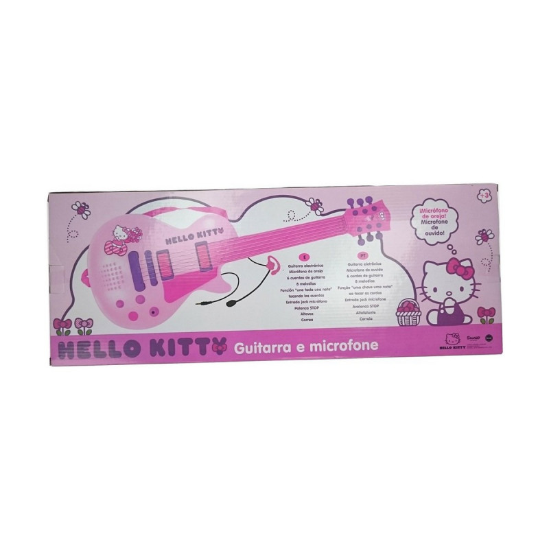 Image secondaire de Guitare pour Enfant Hello Kitty Électronique Microphone Rose