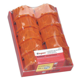 Boîte d'Encastrement Batibox Legrand - Multimatériaux - Lot de 10