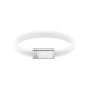 Bracelet en Silicone Blanc pour Femme - Collection Lacoste 12.12