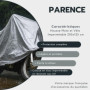 Housse Imperméable PARENCE pour Moto et Vélo - Protection UV et Intempéries 205x125 cm
