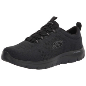 Baskets Skechers Summits Louvin pour Homme - Confort Noir
