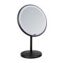 Miroir de Maquillage à LED sur Pied WENKO Onno - Grossissement 5x et Éclairage Variable
