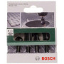 Jeu de 4 limes rotatives Bosch pour métal et bois