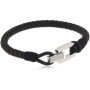 Bracelet en Cuir Noir Tommy Hilfiger pour Homme - Élégance Sportive