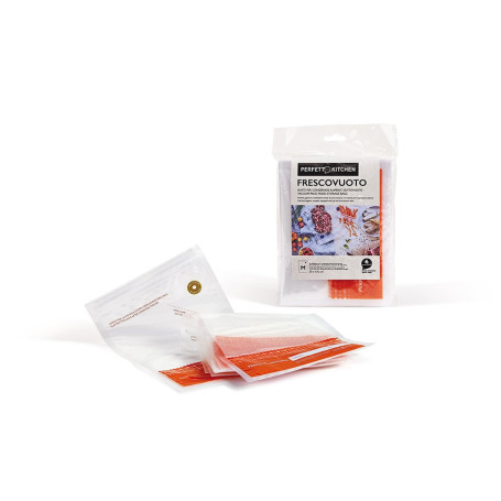 Sacs de Rangement Sous Vide Réutilisables Perfetto - Lot de 6 Transparent 20x30 cm