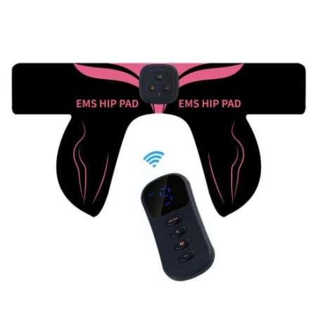 Electrostimulateur Musculaire Fessier - Appareil de Massage avec 8 Modes et 19 Intensités
