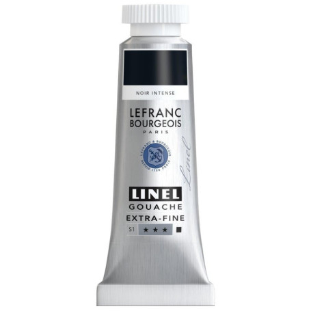 Gouache Extra-Fine Noir Intense 14ml - Lefranc Bourgeois