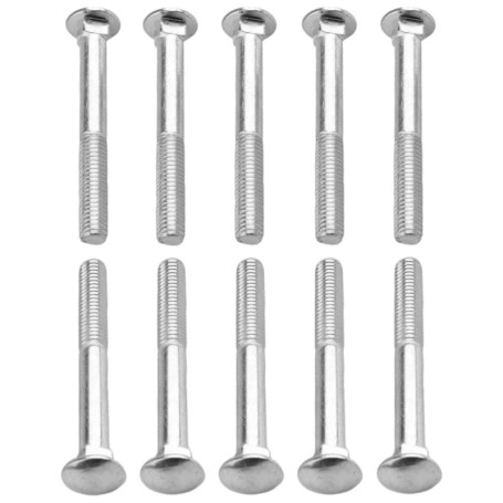 Boîte de 10 Vis à Tête Bombée en Acier Inoxydable A2 - M10x80mm