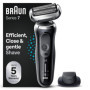 Rasoir Électrique Braun Series 7 avec Tondeuse de Précision - Étanche et Rechargeable