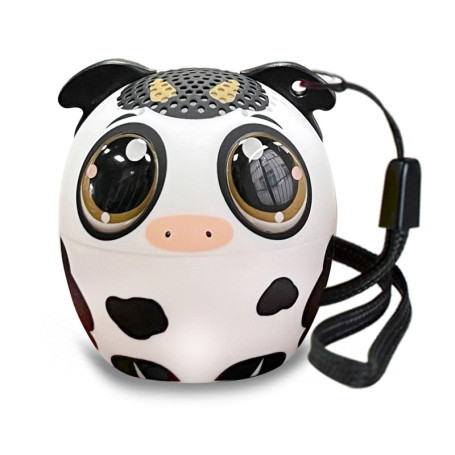 Mini Enceinte Sans Fil Vache Bontempi - Idéale pour Enfants et Fêtes