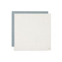 Lot de 2 langes en mousseline Jollein - Vert mer et ivoire - 115 x 115 cm
