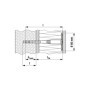 Chevilles de nettoyage Fischer FIF-PN 8/80 - Durables et Robustes