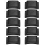 ECSiNG Lot de 10 Supports en Caoutchouc pour Médiators de Guitare