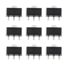 EMSea 50 Régulateurs de Tension SMD 78L05 - Sortie 5V pour Circuits Imprimés