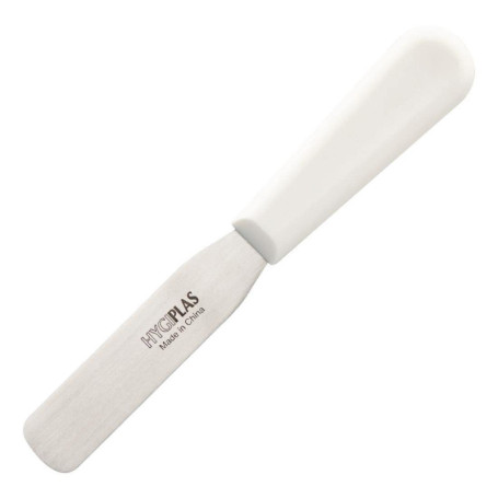 Couteau à Palette Hygiplas Blanc 10,2 cm - Résistant à la Rouille