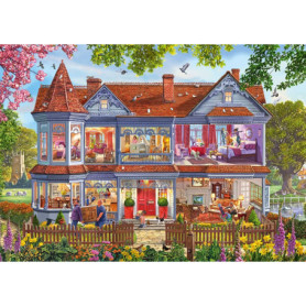 Puzzle Schmidt de 1000 pièces - Maison au Printemps - Multicolore