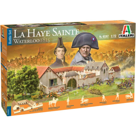 Kit de Modélisme Italeri 1:72 - Bataille de Waterloo La Haye Sainte