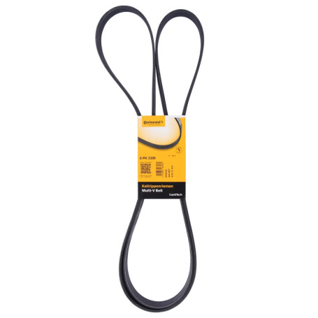 Courroie trapézoïdale à nervures ContiTech 6PK2390 pour voiture