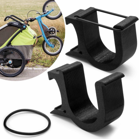 Support Universel Mobilefox pour Vélo - Adaptateur Thule Chariot