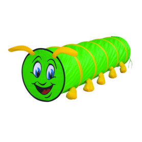 Tunnel de Jeu Chenille XL 180 cm pour Enfants - Tente Psychomotrice Pliable