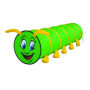 Tunnel de Jeu Chenille XL 180 cm pour Enfants - Tente Psychomotrice Pliable