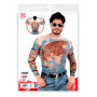 T-shirt Tatouage Tigre et Dragon pour Carnaval - W WIDMANN MILANO