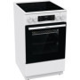 Cuisinière électrique Gorenje GEC5C 41 WG - 50 cm, 70 litres, plaque vitrocéramique
