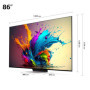 Téléviseur LG QNED MiniLED 4K 75'' 2024 avec Alexa
