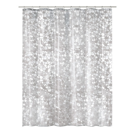 Rideau de Douche Transparent Cristallo en PEVA - 180 x 200 cm
