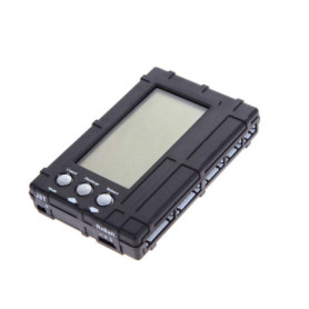 ICQUANZX Équilibreur de Batterie Lipo Li-Fe LCD 3 en 1 avec Testeur et Déchargeur