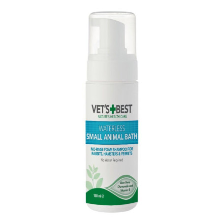 Shampooing Sec Apaisant pour Petits Animaux Vet's Best - 150ml