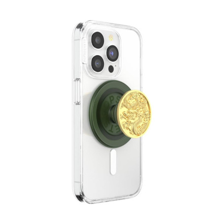 PopSockets Poignée MagSafe Dragon Émaillé - Support Téléphone Interchangeable