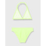 Maillot de Bain Deux Pièces Fluo pour Fille - Jaune