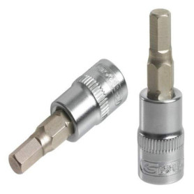 Douille Tournevis 6 Pans 1/4'' KS Tools - Chrome Satiné - 37 mm