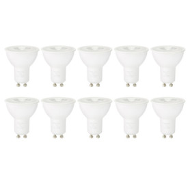 Lot de 10 Ampoules Spot LED GU10 Blanc Chaud - Amazon Basics