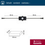 Détecteur de Mouvement Park & Light 12V Noir pour Éclairage Extérieur