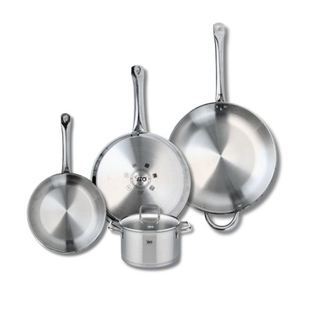 Ensemble de Batterie de Cuisine ELO Profi Citrin - 4 Pièces en Inox