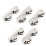 Roulette de Porte Coulissante en Métal Argenté - 5pcs