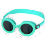 Lunettes de Natation Enfant Ambienden Anti-Buée UV - Vision Panoramique Cyan