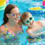 Lunettes de Natation Enfant Ambienden Anti-Buée UV - Vision Panoramique Cyan