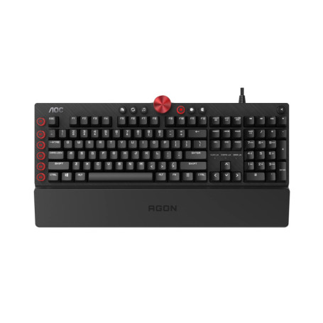 Clavier Gaming AOC Agon AKG700 avec Repose-Poignet en Cuir