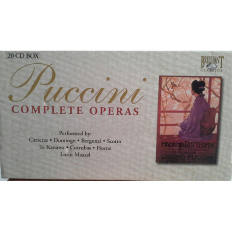 Coffret Complet des Opéras de Puccini - 20 Disques