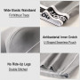 Nuofengkudu Hommes sans Couture Modal Long Boxer Doux Flex Respirant Stretch Ceinture Calecons Grande Taille Anti Irritations so