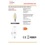 Kit de 3 Ampoules LED Dimmables Iba E14 pour Lampe Kartell Bourgie - Lumière Chaude 2700K
