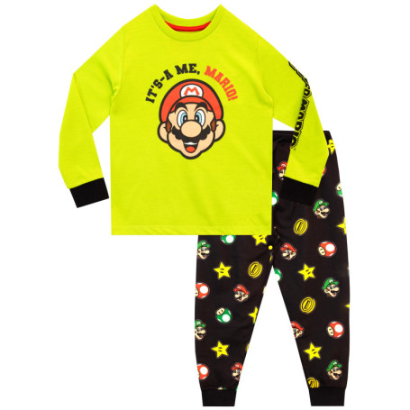 Ensemble de Pyjama Super Mario pour Enfants - Mario et Luigi
