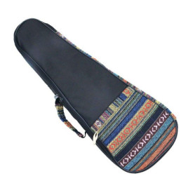 Sac à dos vintage pour ukulélé 53,3 cm avec sangles réglables