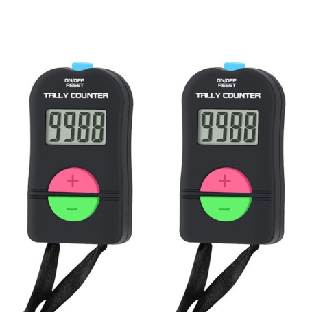Beikalone Compteur Numérique Manuel pour Sport - Pack de 2